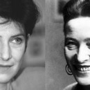 Chantal Akerman y Simone de Beauvoir